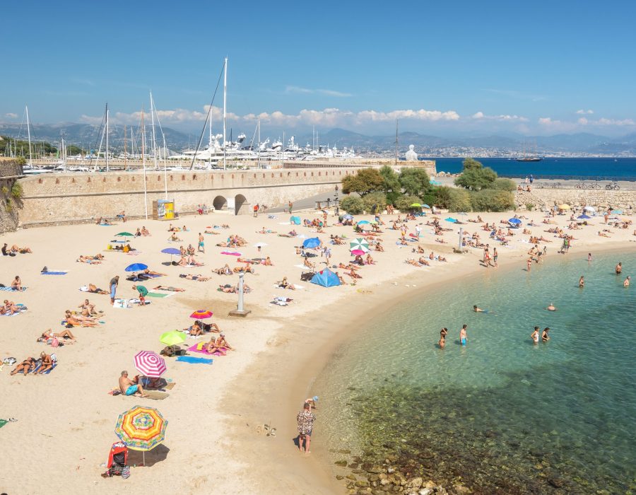 Plage de la Gravette, Antibes