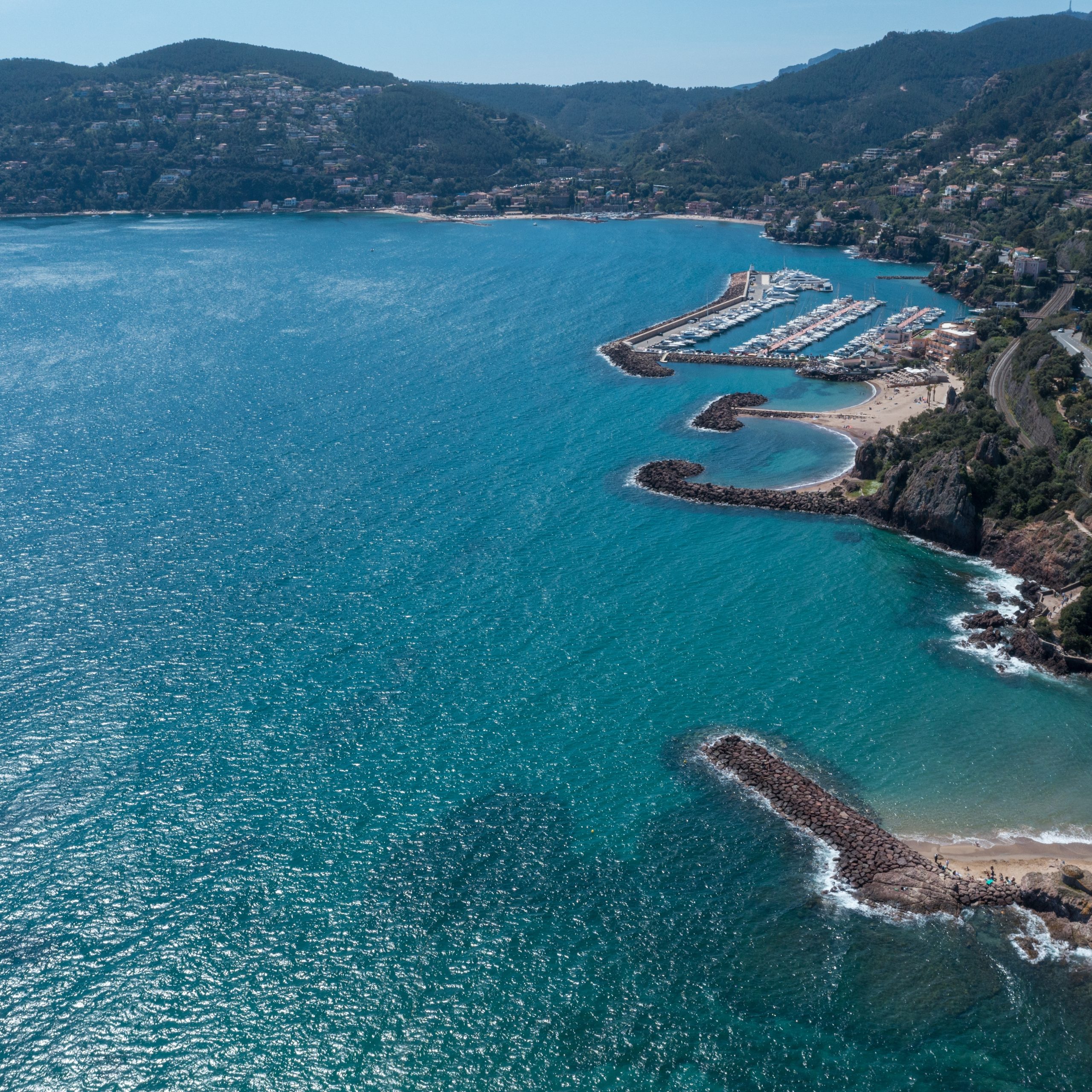 Les plages de Mandelieu-la-Napoule