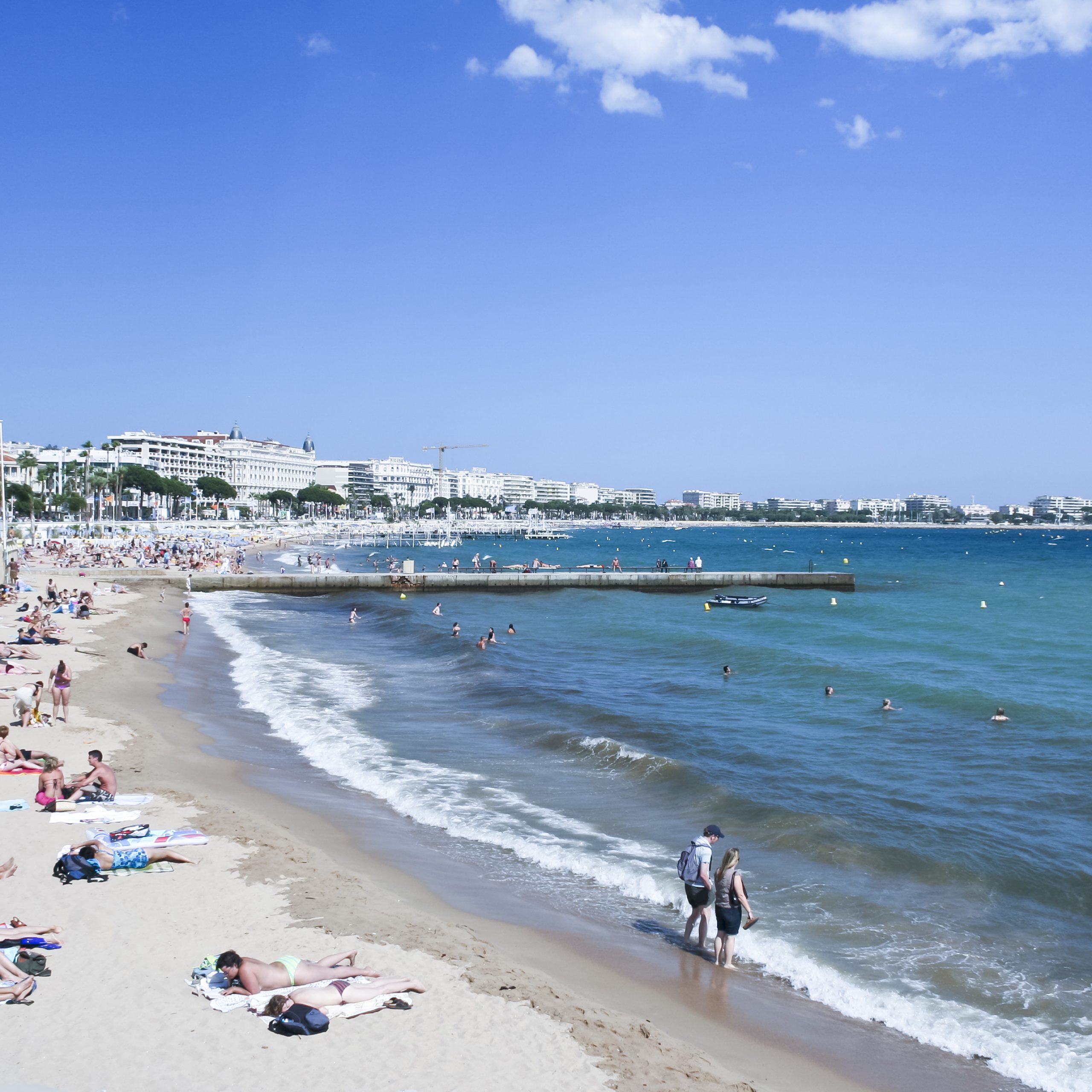 Les plages de Cannes