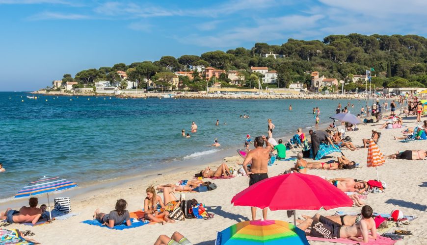 Plage de la Salis, Antibes, Côte d'Azur